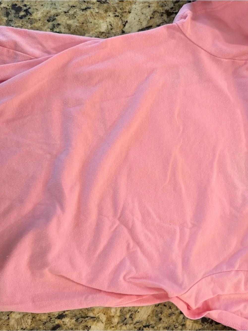 Cat & Jack Pink Short Sleeve Tee with Pastel Rainbow Heart